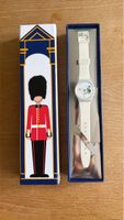 Armbanduhr Swatch Queen Elizabeth weiss neuwertig