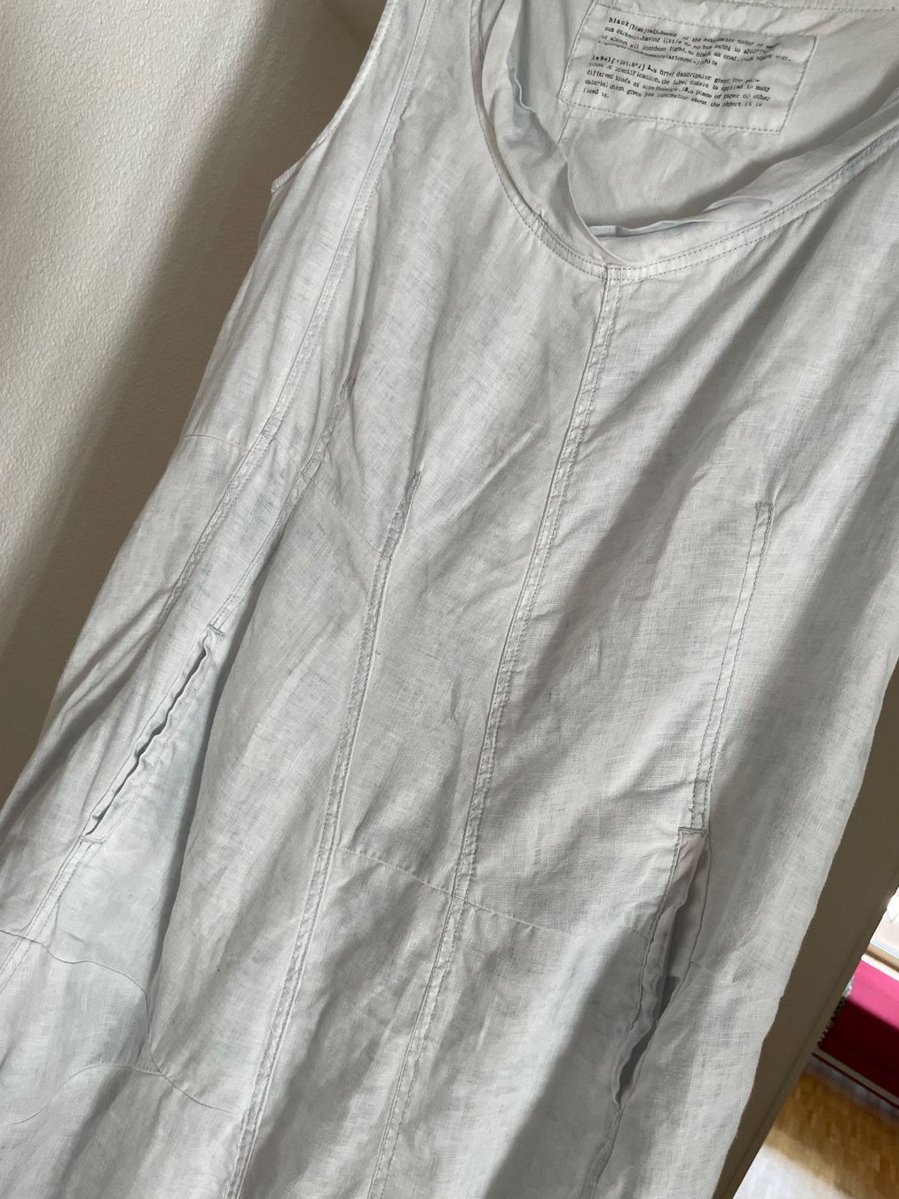 Rundholz Kleider: Rundholz Leinenkleid Gr.M/L – Neu (gemäss Beschreibung) aus Hinterkappelen von Allabianca