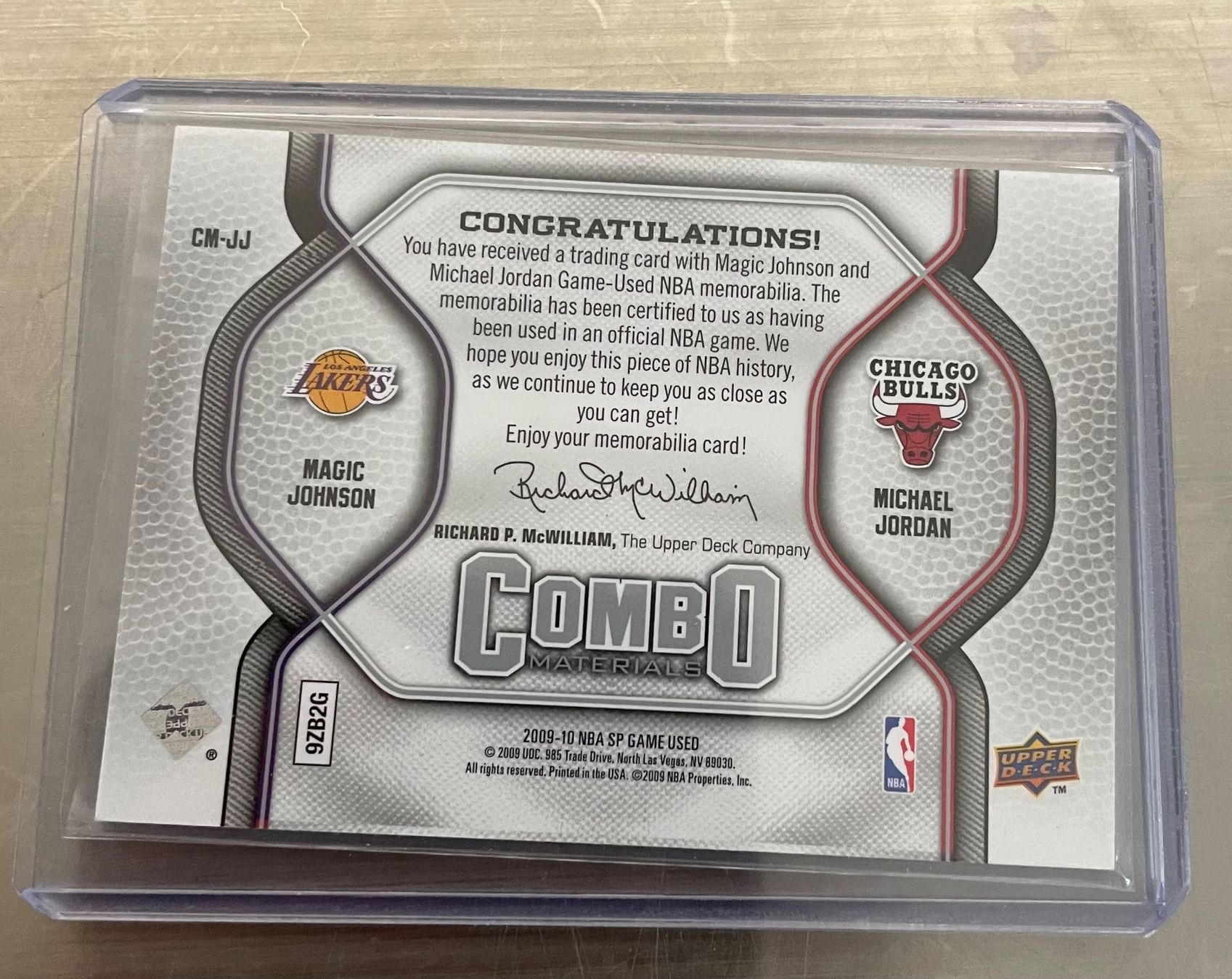 Nba Carte collezionabili: NBA M Jordan/M Johnson Combo Materials Card – Nuovo (secondo la descrizione) da Muttenz venduto da joba23 1