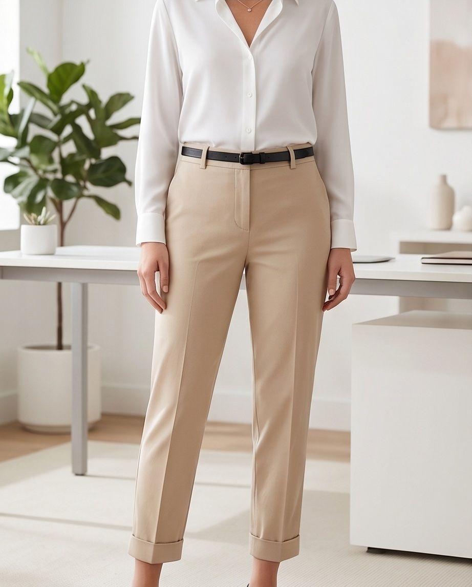 S.Oliver Pantaloni: S.Oliver pantalon large beige – Nuovo e nell'imballaggio originale da Vuisternens-Romont venduto da gol_xp6p 1