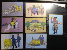 7 magnifiques cartes postales allemandes       500 ans