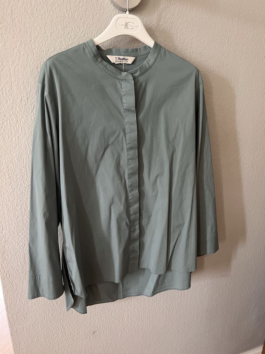 Max Mara Chemisiers: Bluse Max Mara, Gr. 38, petrol – D'occasion à Solothurn par Brini06