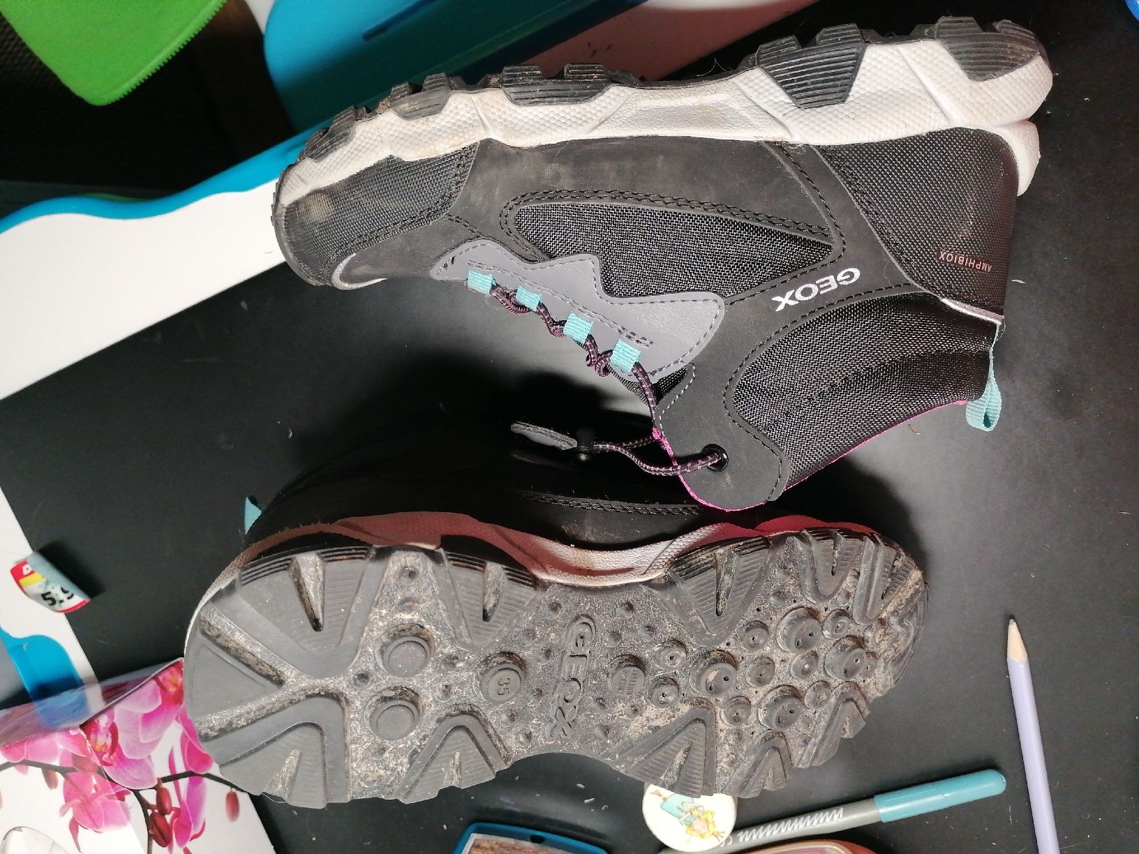 Scarpe da uomo: Geox chaussures de randonnée gr 35 – Usato da Bassecourt venduto da Adeli16 3