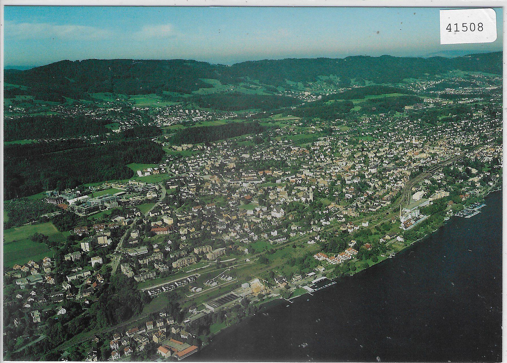 Cartoline postali: Flugaufnahme Thalwil – Usato da Ettingen venduto da Kartenplanet