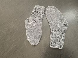 Handgestrickte Kindersocken Gr.26/27 Fusslänge 16 cm