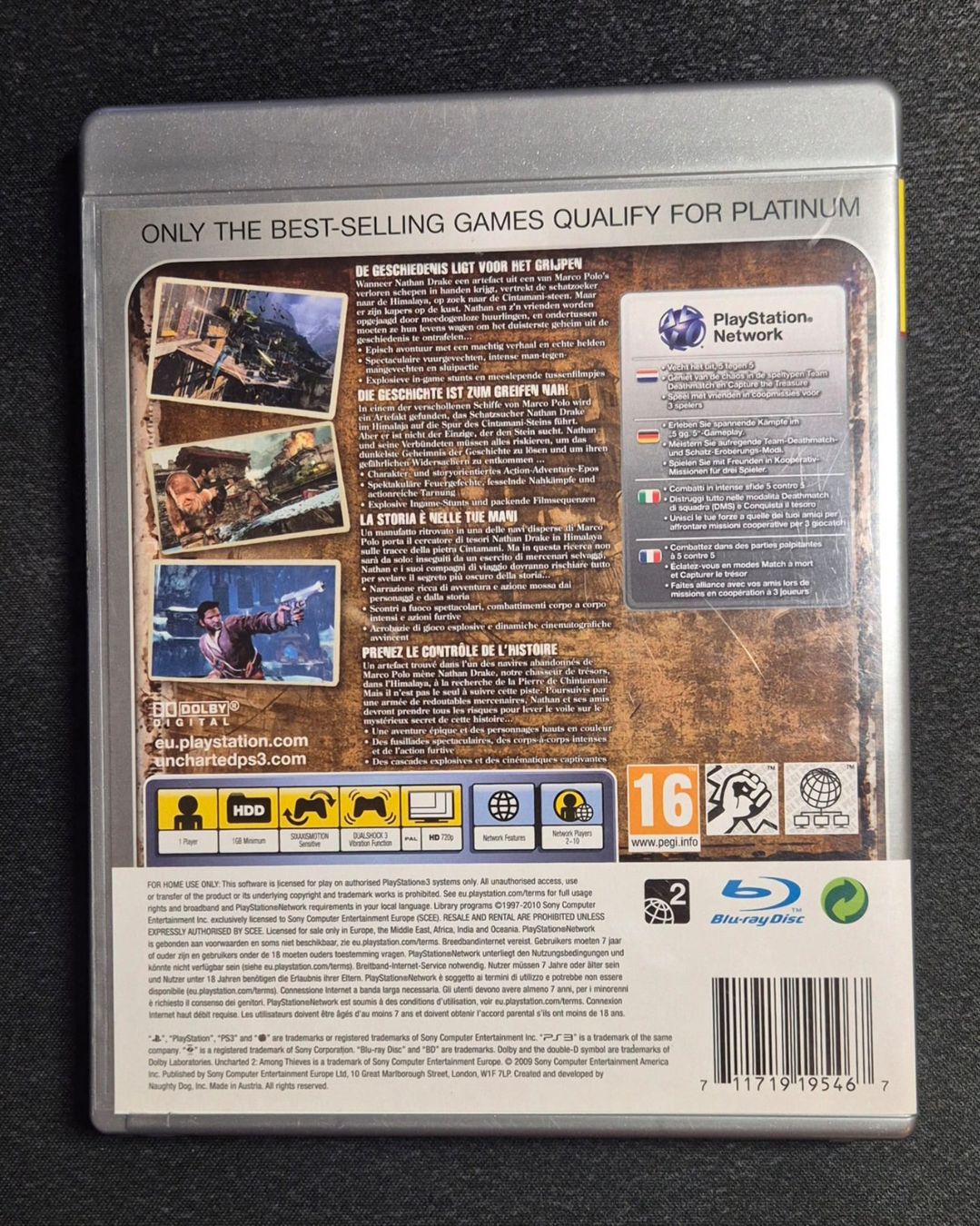 Sony Giochi: 🎮Uncharted 2 - Playstation 3 – Usato da Neyruz FR venduto da RetroLab_ 1