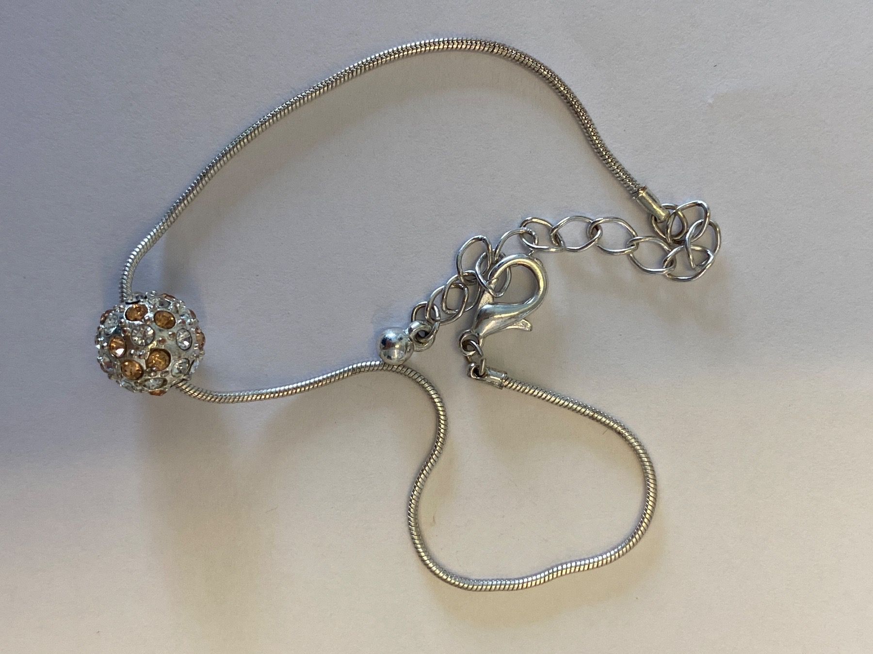 Bracciali & Braccialetti: Silbern neuwertig Armband mit Kugel – Usato da Seewen SO venduto da HappyHappyHappy