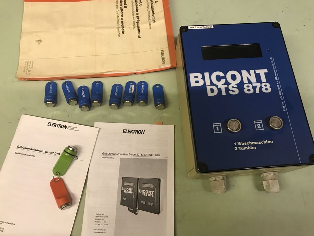 Bicont DTS 878 Gebührenautomat, Waschmaschine/Tumbler (Gebraucht) in ...