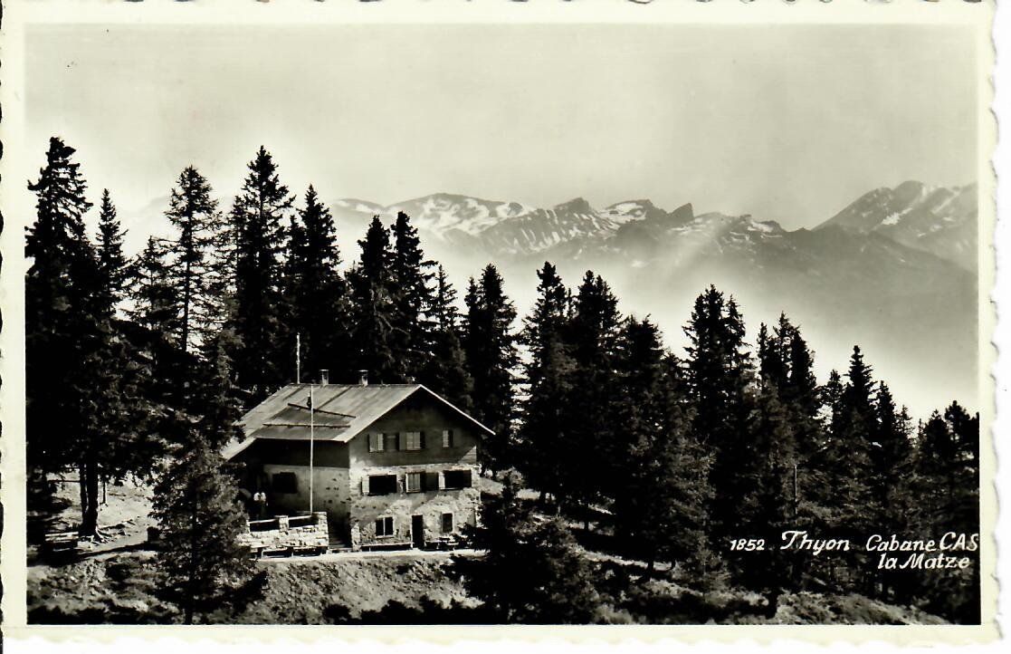 Cartoline postali: Zhyon - Cabane CAS la Matze – Usato da Hochdorf venduto da Ziegel-16
