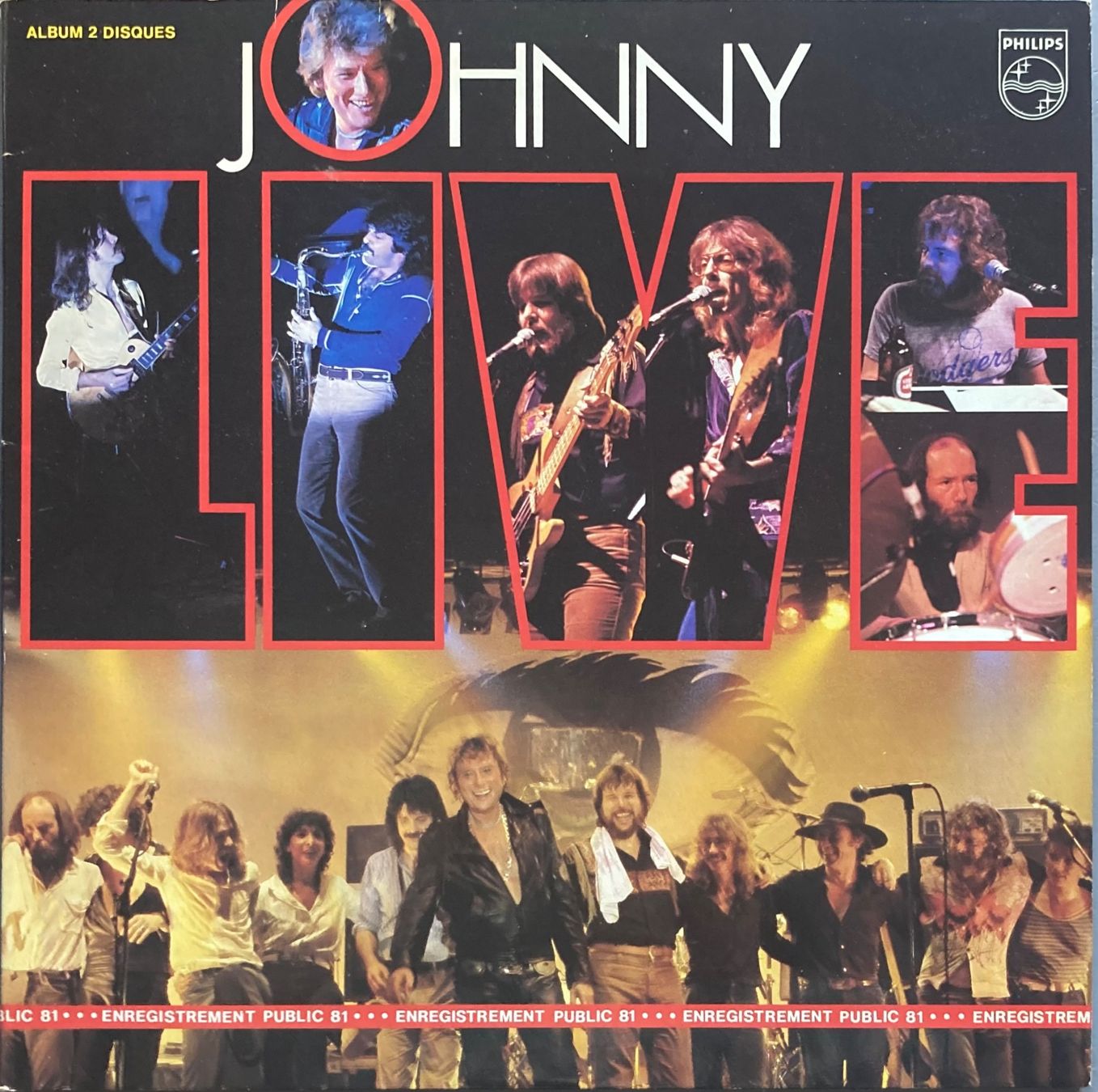 Schallplatten: JOHNNY HALLYDAY - LIVE – Gebraucht aus Poliez-Pittet von Newtown-Records