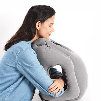 Cuscini: Woollip Travel Pillow: Comfortable & Inflatable – Nuovo (secondo la descrizione) da Zürich venduto da Le_juste_brix 1