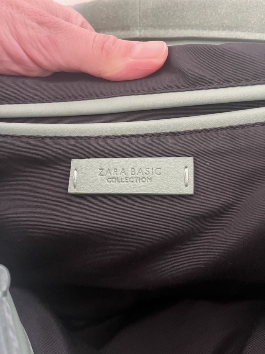 Zara Borse da donna: Zara Basic Bag - Umhängetasche in trendigem Grün! – Usato da Luzern venduto da Boudin03 4