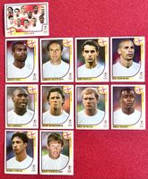 Panini WM 2002 England Lot Fowler Scholes Ferdinand