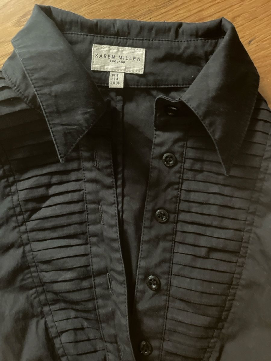 Camicette: Karen Millen Hemd Bluse schwarz Gr.36 – Nuovo (secondo la descrizione) da Baar venduto da Vili7 1