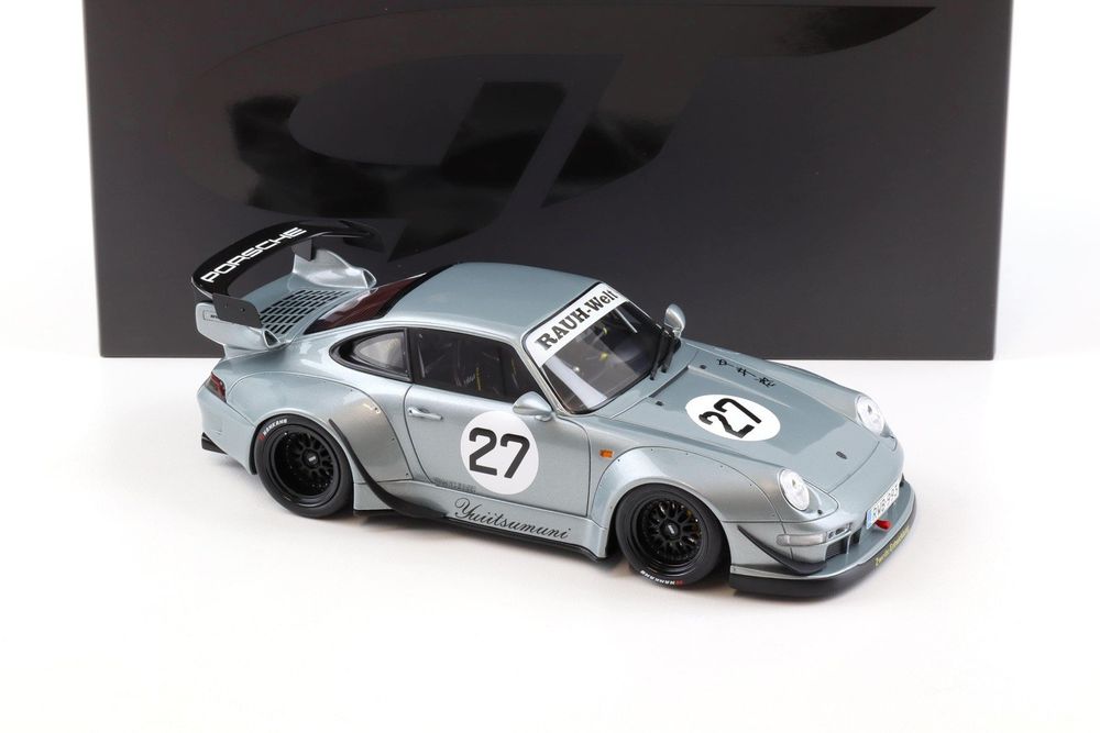Porsche 911 (993) RWB Nero Opaco Scala 1:64 PGM (640312)