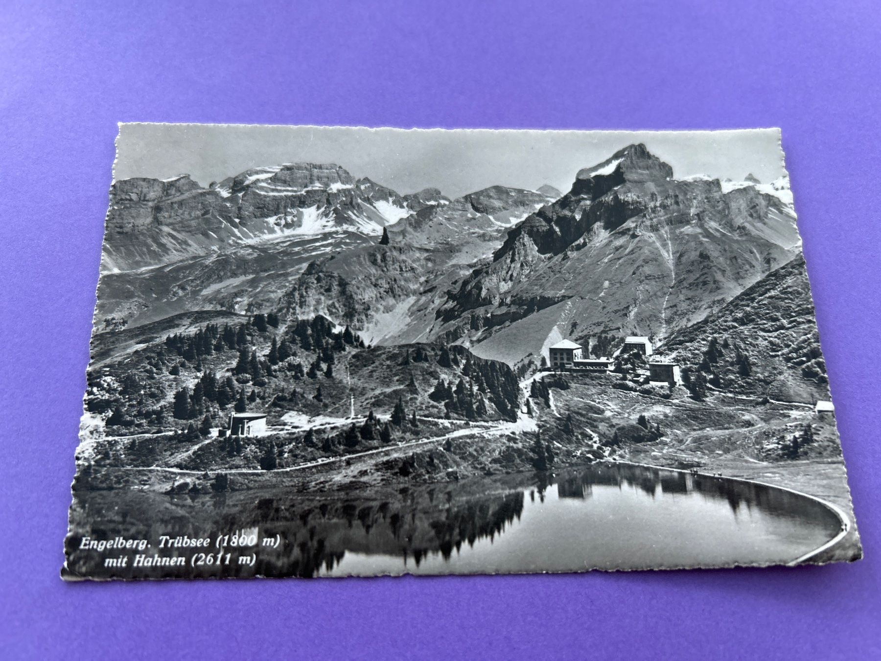 Cartoline postali: Engelberg TRübsee 1800m alt Ak 1945 – Usato da Hefenhofen venduto da Bierinder