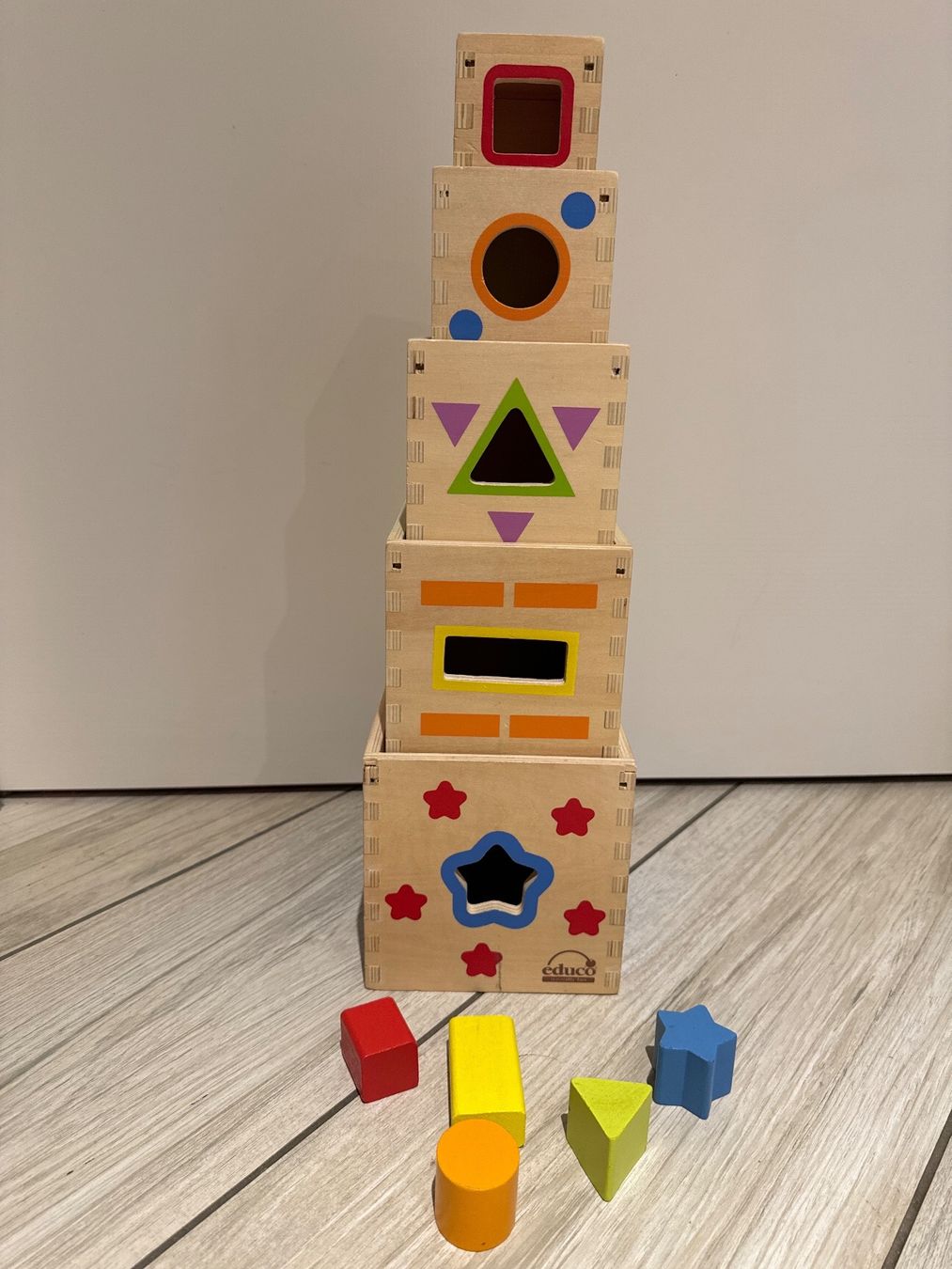 Spielzeuge: Stapelturm aus Holz – Gebraucht aus Dittingen von Estrella46