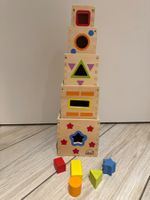Stapelturm aus Holz