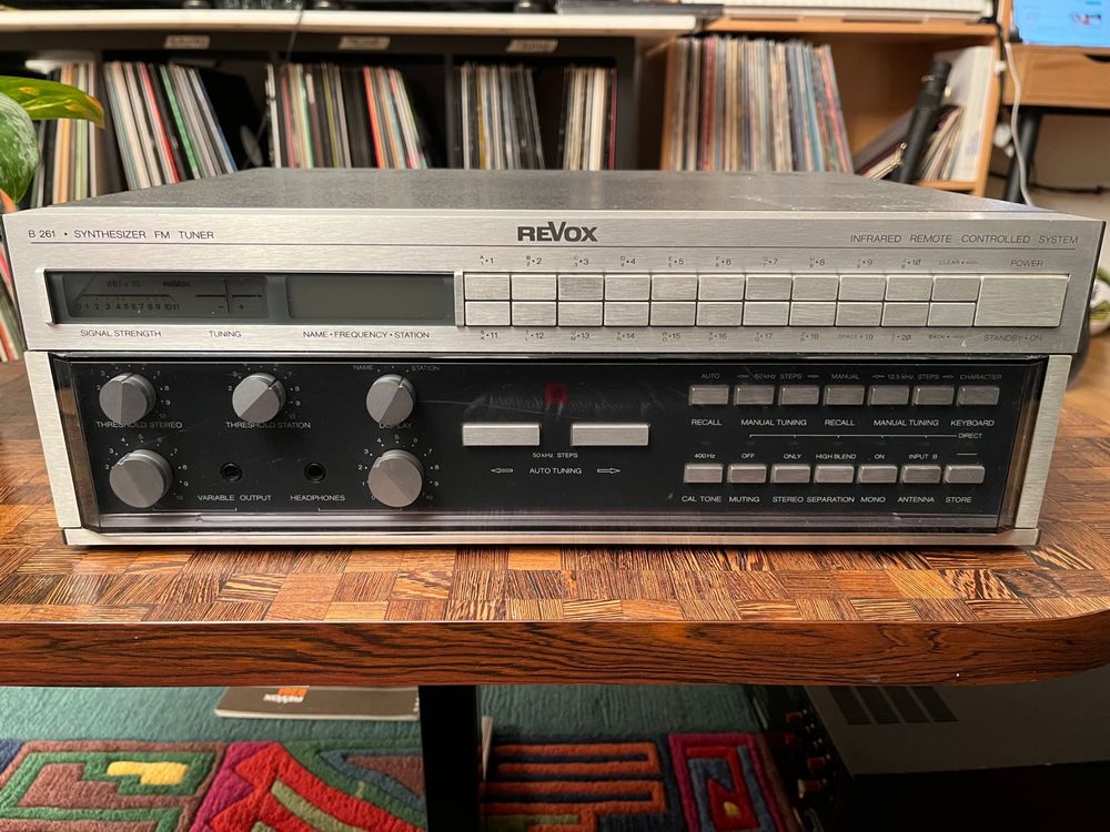 Dim Länglich schweizerisch revox b261 synthesizer fm tuner Clip Schmetterling Ko