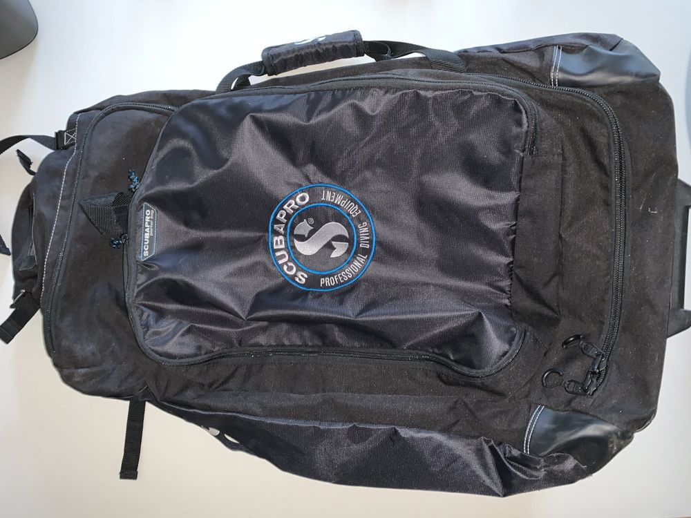 Scubapro Trolley Porter Bag - Borsa Da Sub Con Ruote E Zaino, 125 Litri, Nylon Resistente - Foto 8