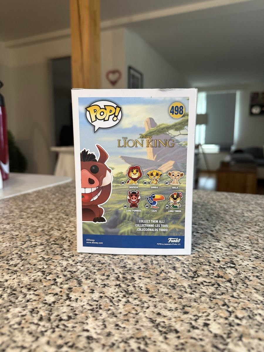 Funko Statuette: Funko Pop Luau Pumbaa 498 Disney – Nuovo e nell'imballaggio originale da Wädenswil venduto da dom_pz5d 2