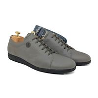 Sanftes Leder Business Sneakers Schnür Herrenschuhe Gr. 42