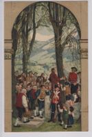 Bundesfeierkarte 1918 Nr 2 Landsgemeinde (zwei Kinder)
