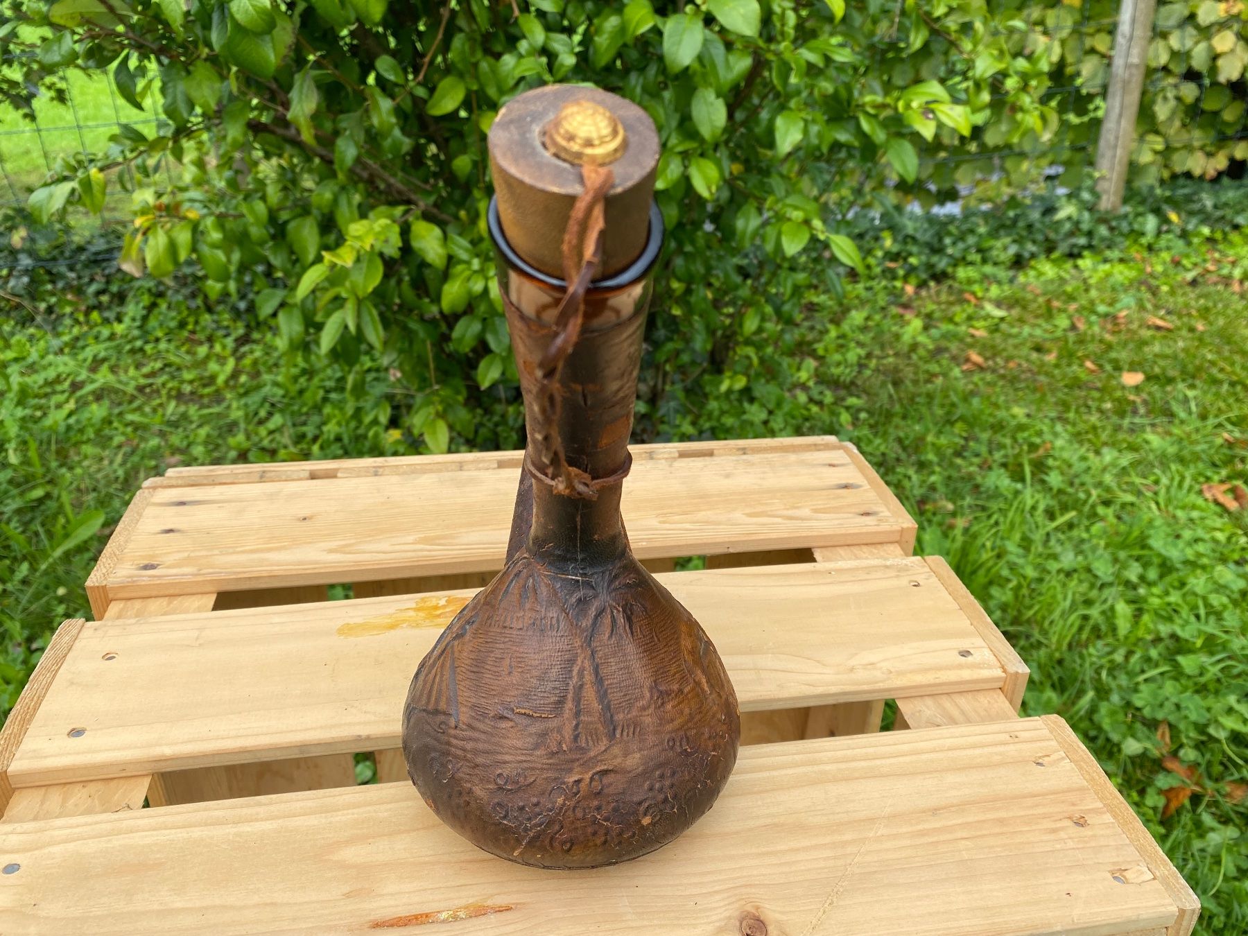 Caraffe: schöne alte spanische Weinkaraffe – Usato da Feldbach venduto da Olive1 5