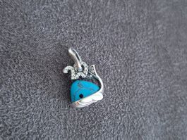 Silber Charm Wal +Garantie