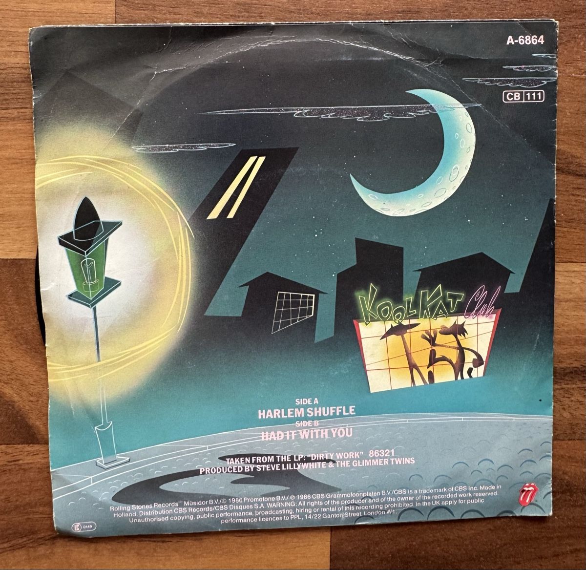 Vinyles: The Rolling Stones - Harlem Shuffle - 7 " Single - 80s – D'occasion à Rorbas par BlackstarRecords 1
