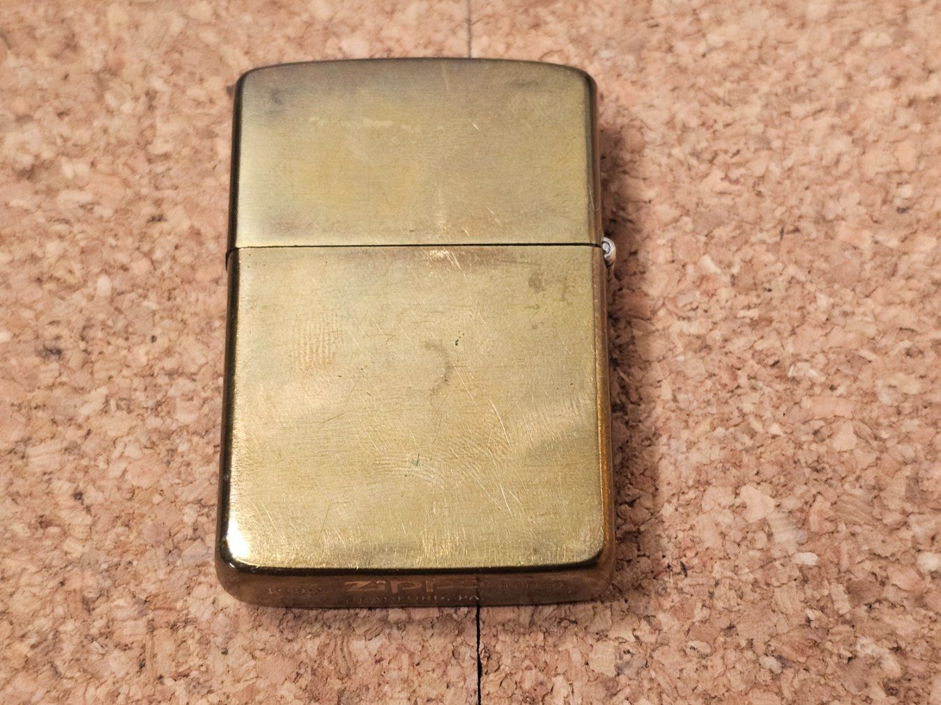 Zippo Accendini: Zippo en laiton massif vintage 1986 - Solid Brass – Usato da Genève venduto da Djoff 1