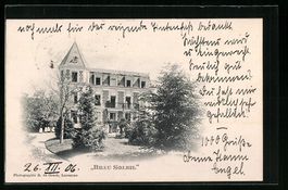 AK Lausanne, Haus Beau Soleil, 1906