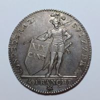 4 Franken 1814 Tessin HMZ 2-923a vz