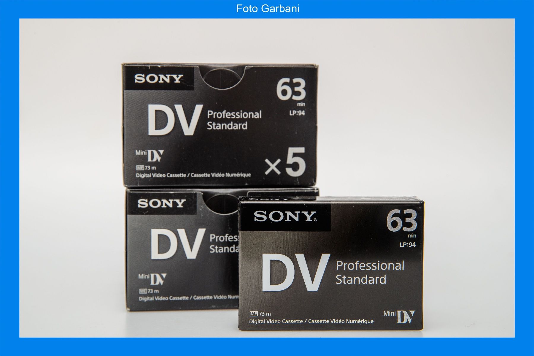 Leerkassetten: Sony MiniDV 63min – Neu (gemäss Beschreibung) aus Muralto von FotoGarbani