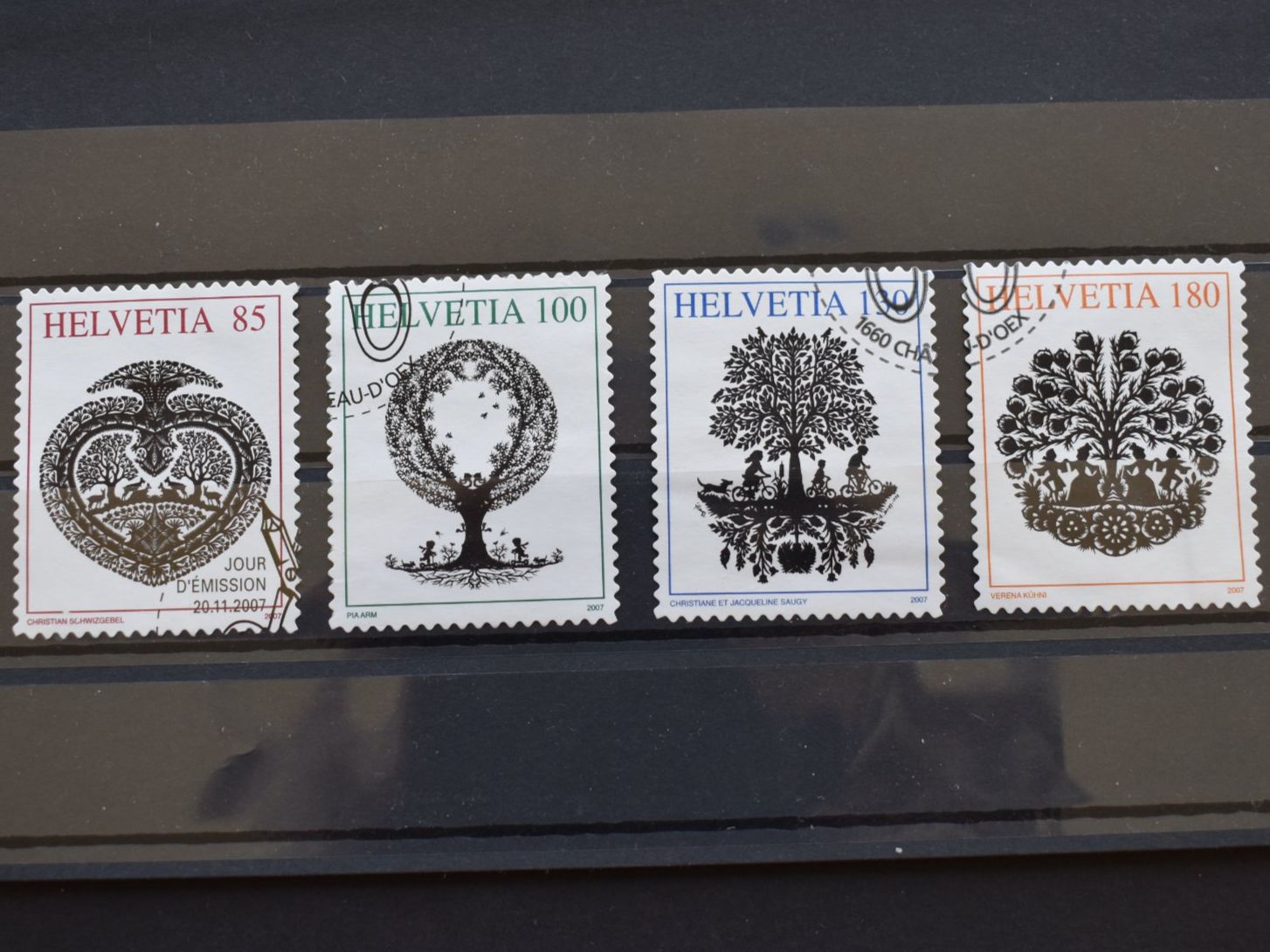 Alle Briefmarken: Scherenschnitte  2007 ET Stempel      B1208U – Gebraucht aus Bettingen von Gluscht-Oase