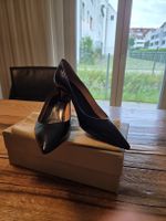 Sergio Rossi Pumps Dunkelblau Gr. 40.5 | Kitten Heel 5.5cm |