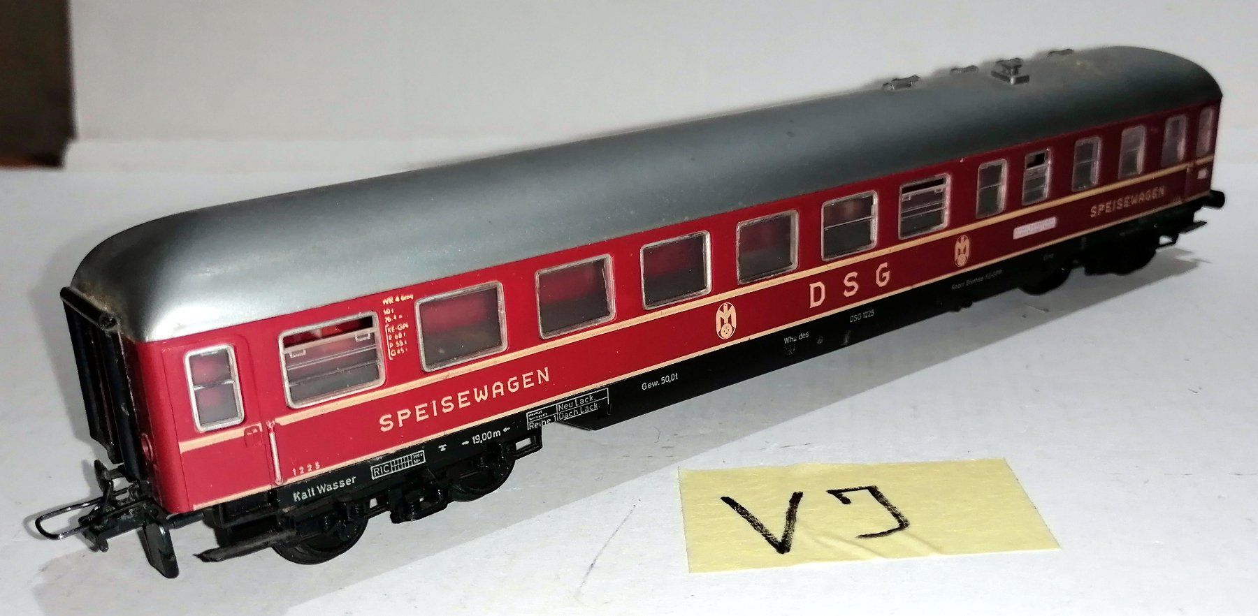 Trix Modellini di ferrovie: VJ) Trix Express 1x DSG Speisewagen – Usato da Brittnau venduto da Regina35