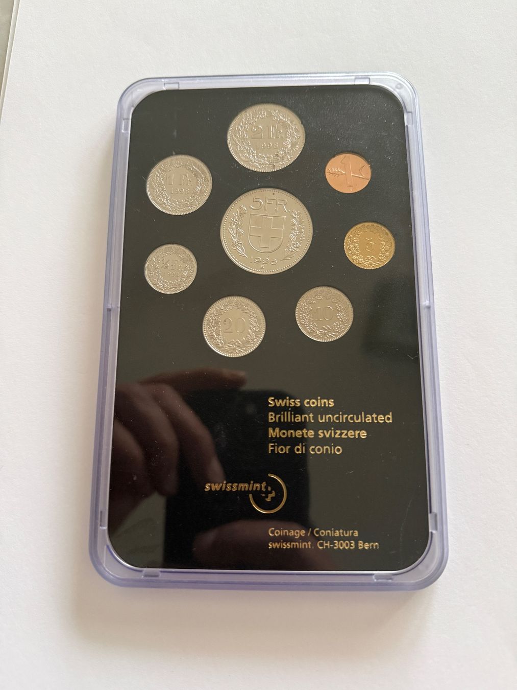 Tutti le monete: Schweizer Münzsatz 1998  Stempelglanz – Nuovo (secondo la descrizione) da Wallisellen venduto da SWISS_SILVER1 1