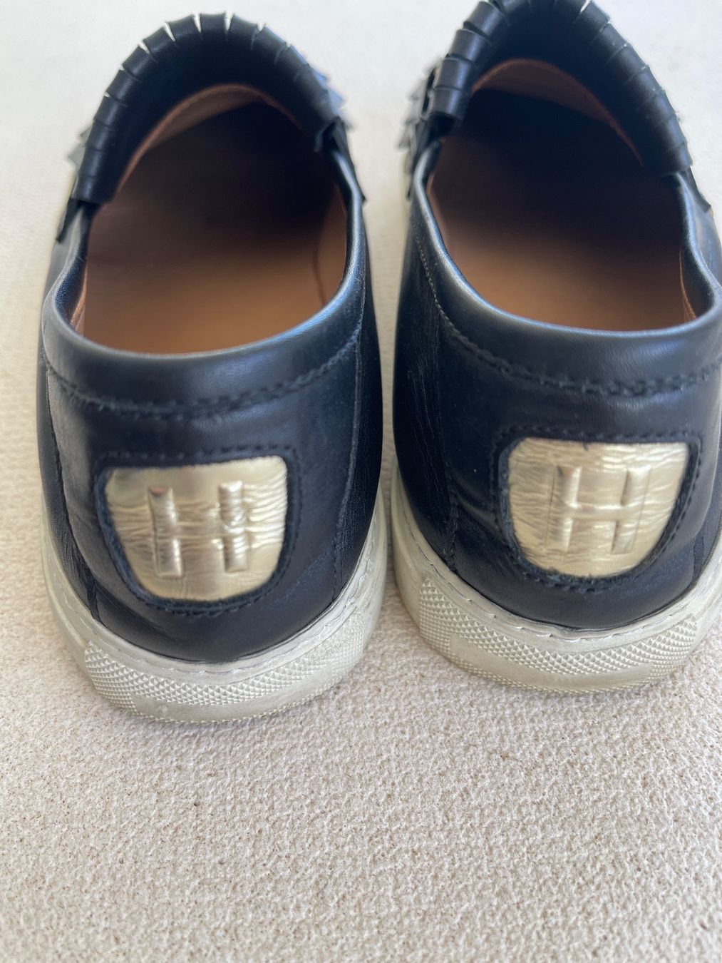 Scarpe da donna: Sneakers Loafer Gr 38.5 Leder schwarz – Usato da Küsnacht ZH venduto da divarocci 2