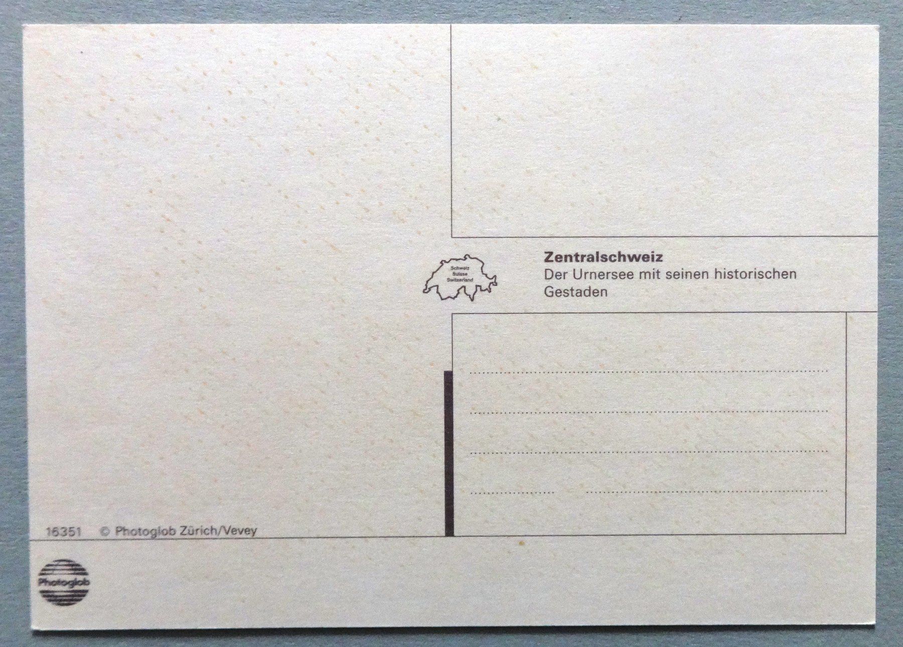 Cartoline postali: Urnersee – Usato da Fétigny venduto da Billy2miny 1