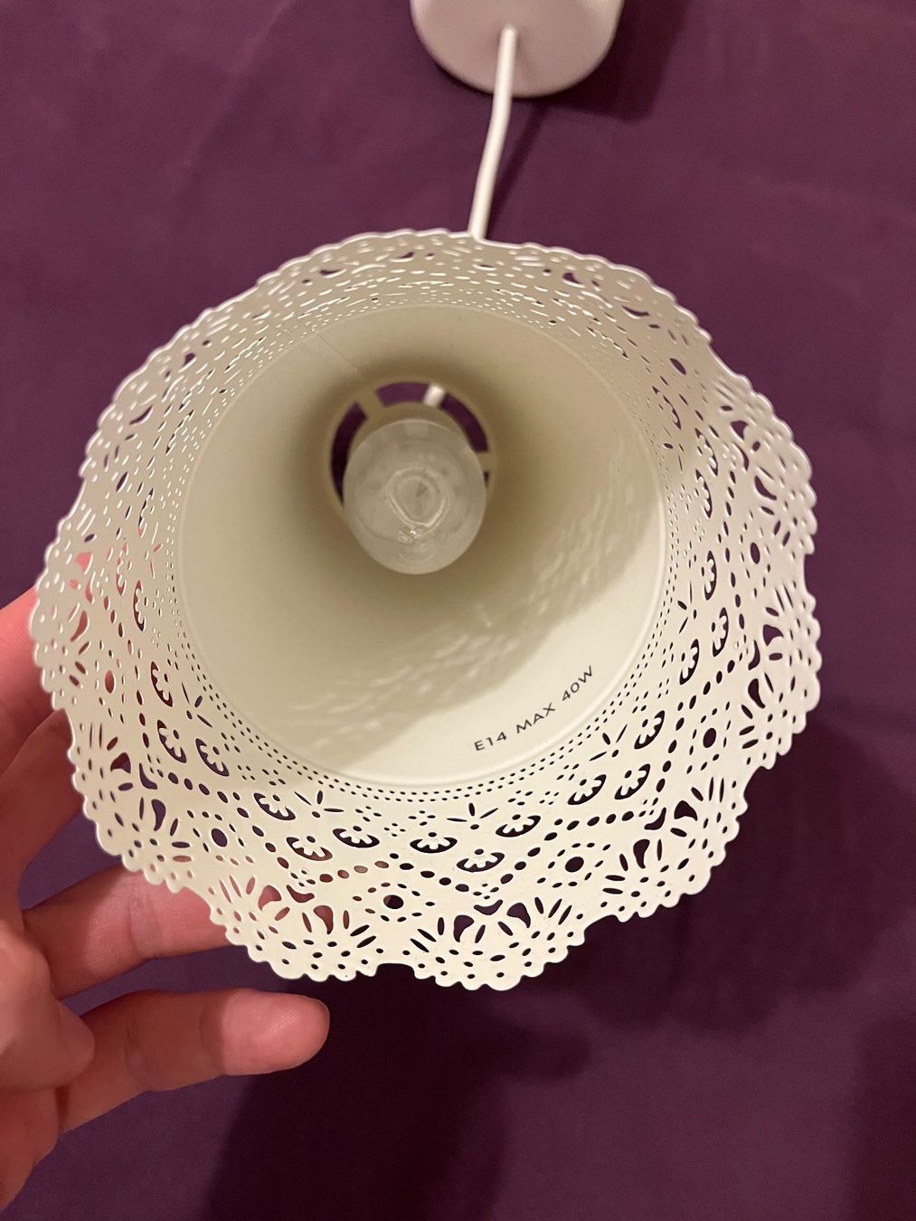 Ikea Kronleuchter & Deckenlampen: IKEA Hängeleuchte Typ T1227 weiss E14 – Gebraucht aus Luzern von san.meier 1