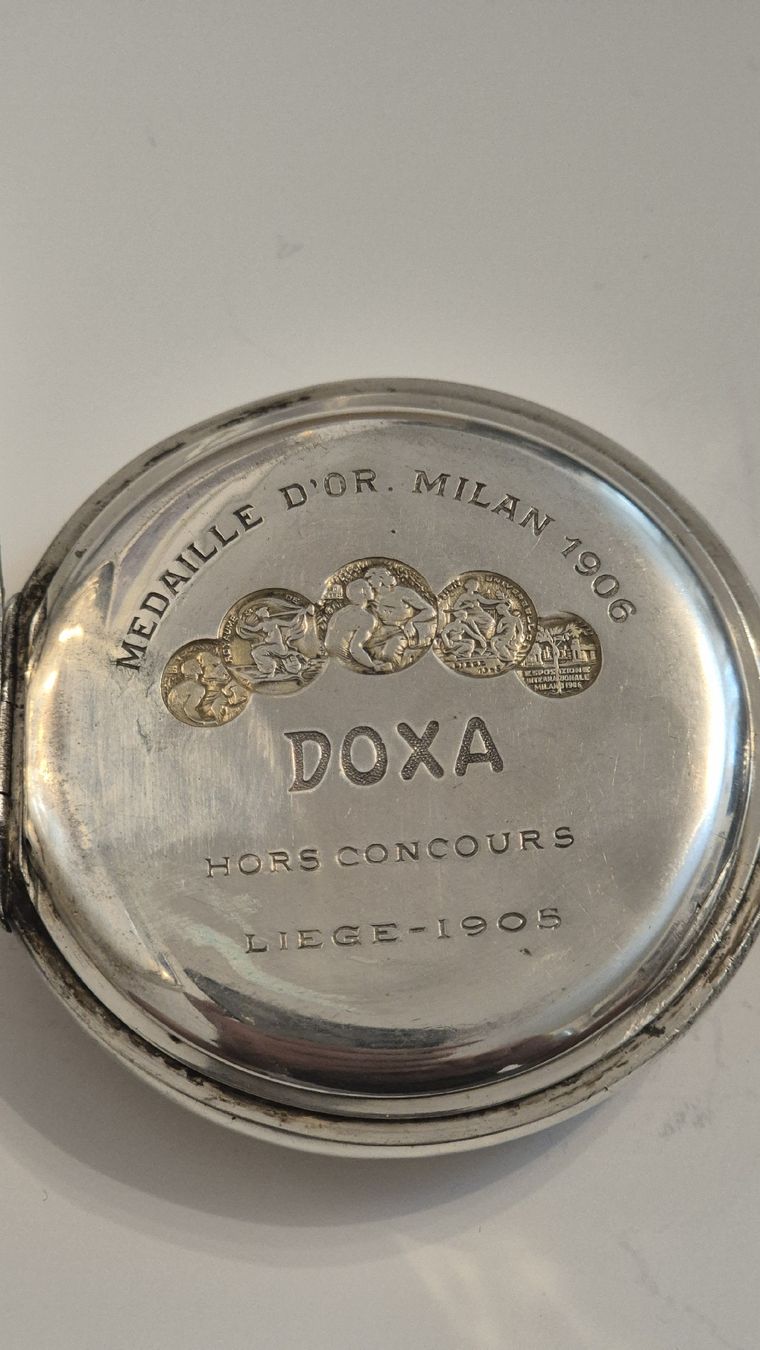 Doxa Orologi: Doxa Taschenuhr, Silber, 52 mm – Usato da Marbach SG venduto da Zippo1401 2