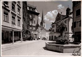 Foto, Echtfoto, Altstätten, St. Gallen, Postplatz, 1939