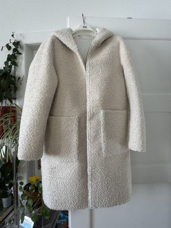 NEU reversible faux leather & shearling coat Gr. 38
