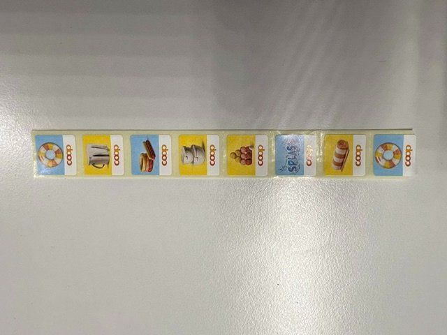 Coop Raccolte di bollini & punti: 8 COOP MÄRKLI - SPLASH - SAMMELMARKE – Nuovo e nell'imballaggio originale da Gossau Sg venduto da olles