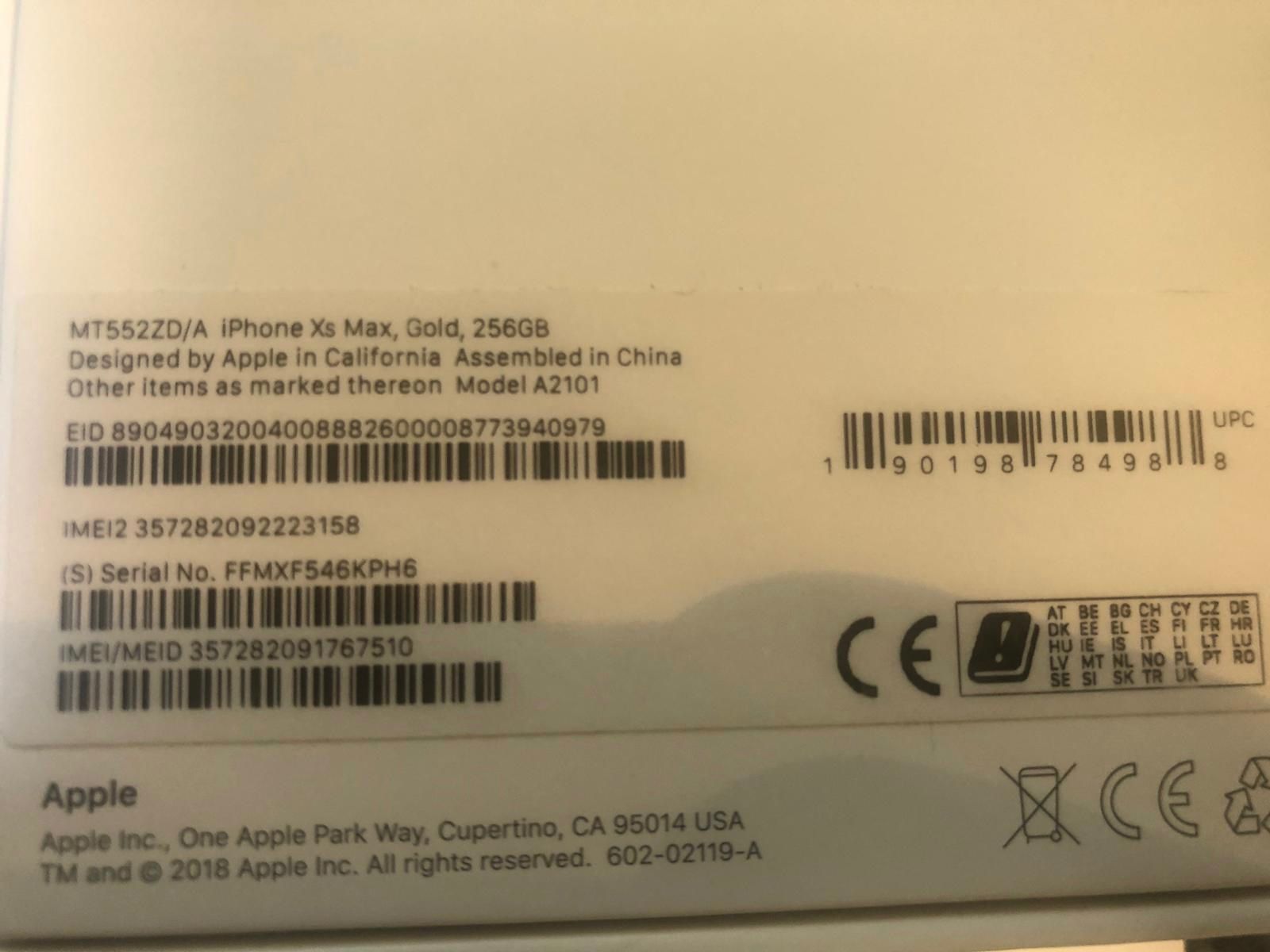 Apple Handys / Smartphones: iPhone XS Max 256 GB Gold iOS 18.7.3 – Gebraucht aus Schöftland von lazer04 3