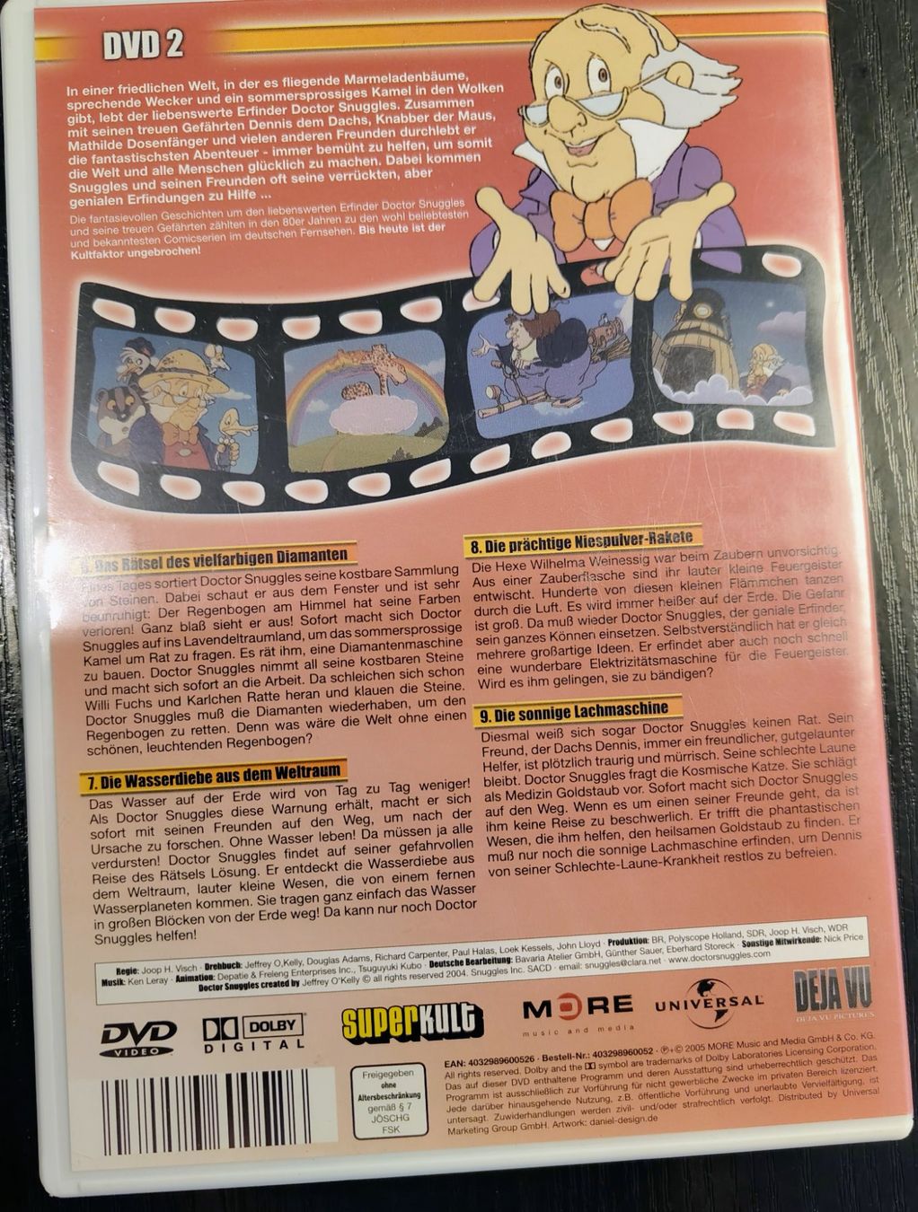 Tous les DVDs: Doctor Snuggles - DVD 2 - Folge 6-9 – D'occasion à Grünenmatt par Roesi6 1