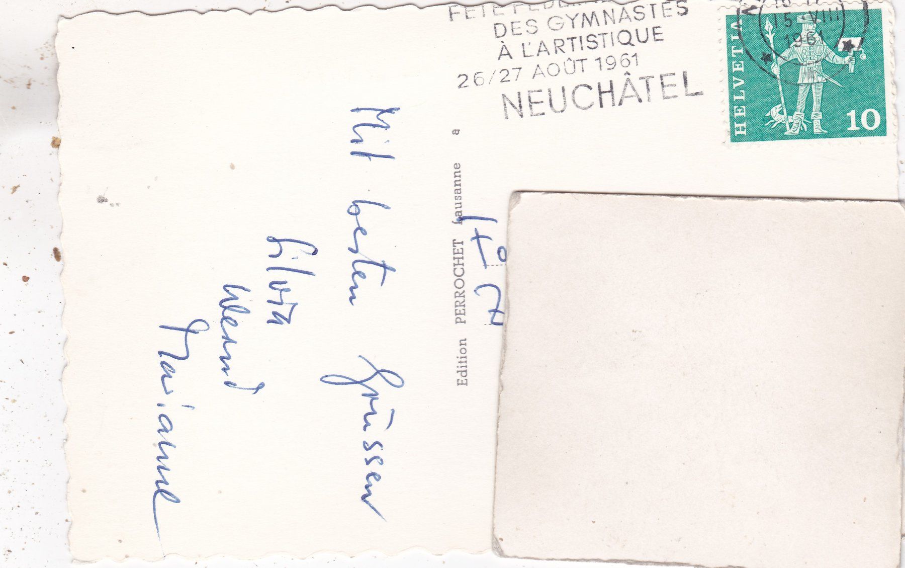 Cartoline postali: Neuchâtel Le Château 1961 – Usato da Herisau venduto da Lisegrat2008 1