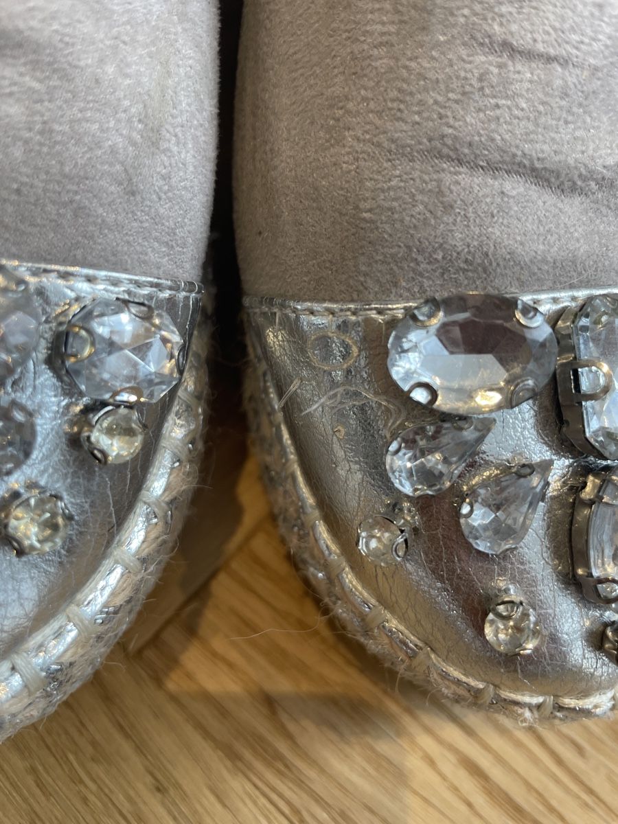 Scarpe da donna: Platteau Glitzer Schuhe, Gr. 37 – Usato da Arbon venduto da llaauraa 2
