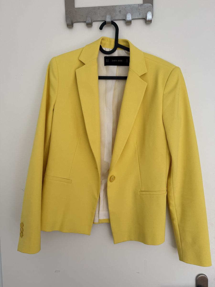 Zara Giacche: Zara Basic Blazer, Gelb, Grösse M, Top Zustand! – Nuovo (secondo la descrizione) da Schönenbuch venduto da Corinne040